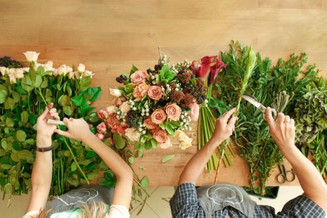 boutique de fleurs pour compositions florales